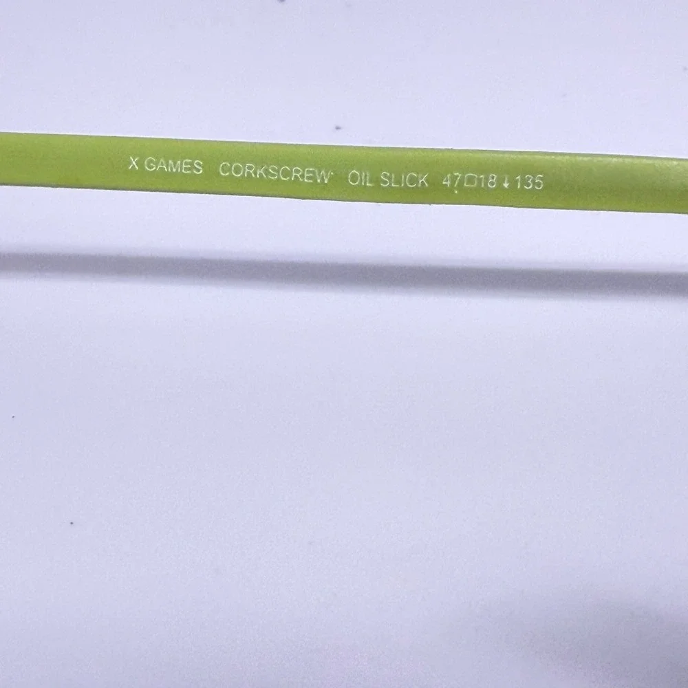 X Games Corkscrew Eyeglasses Flexon Marchon Black Lime Green 47 18 135 Kids Boys